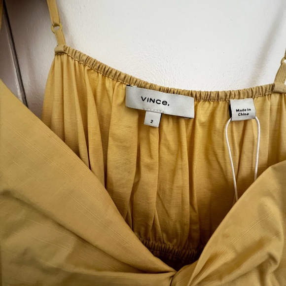 Vince Sweetheart Puff Sleeve Tiered Midi Dress - Picture 7 of 7